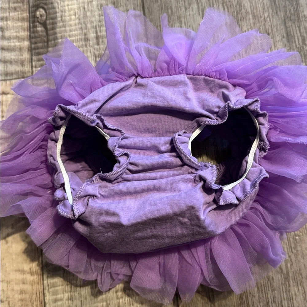 Lavender Tulle Ruffle bottoms- size XS